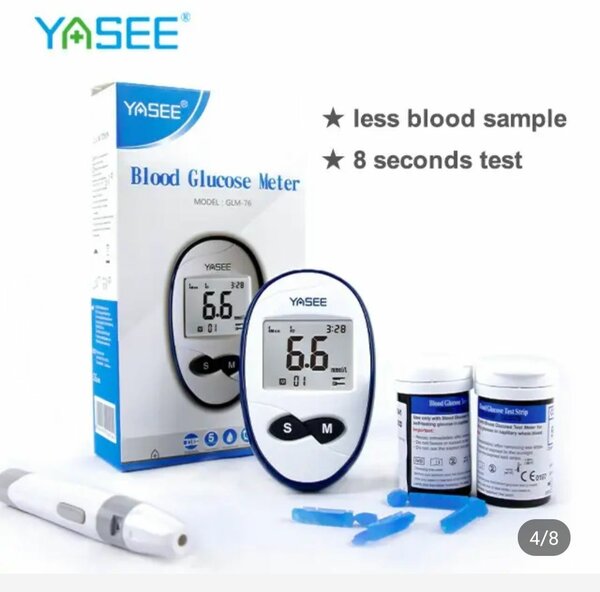Yasee Blood Glucose Meter and 50 strips