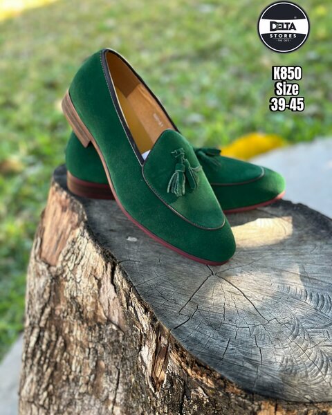 Stylish and comfortable men's suede moccasins