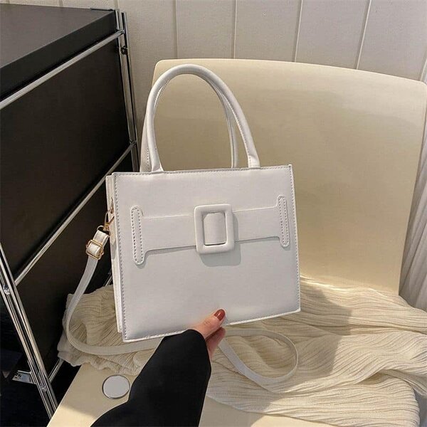 Stylish women's handbag white