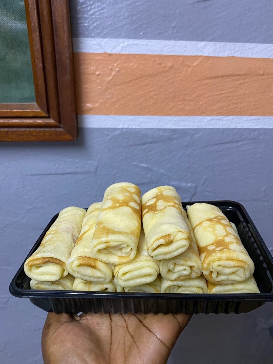 Délicieuses Crêpes Rouleaux