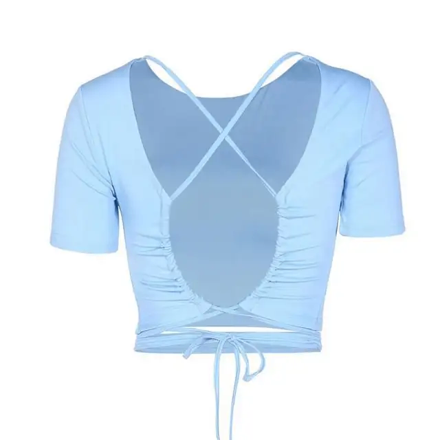 Top court dos croisé stylé