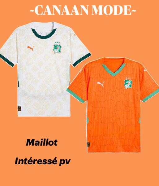 Maillots Côte d'Ivoire