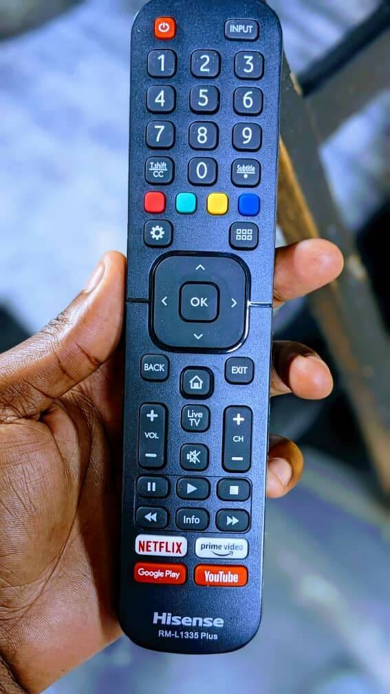 Hisense smart tv remote