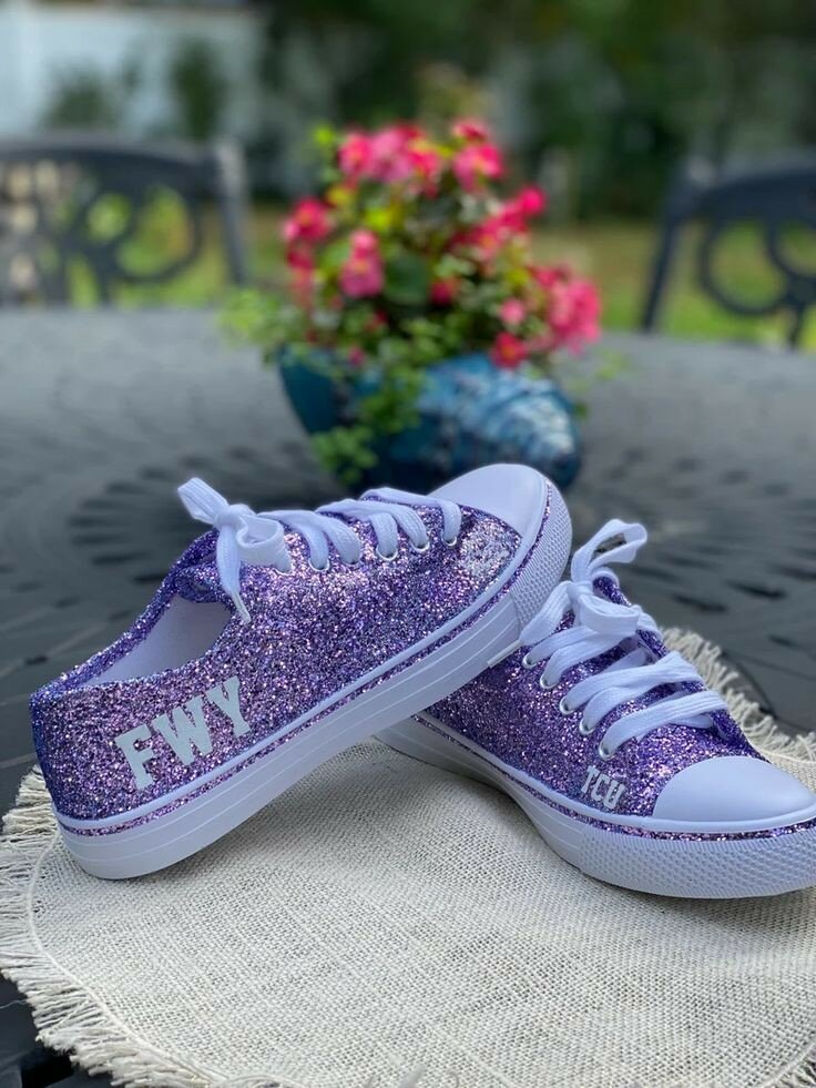 Glitter sneakers