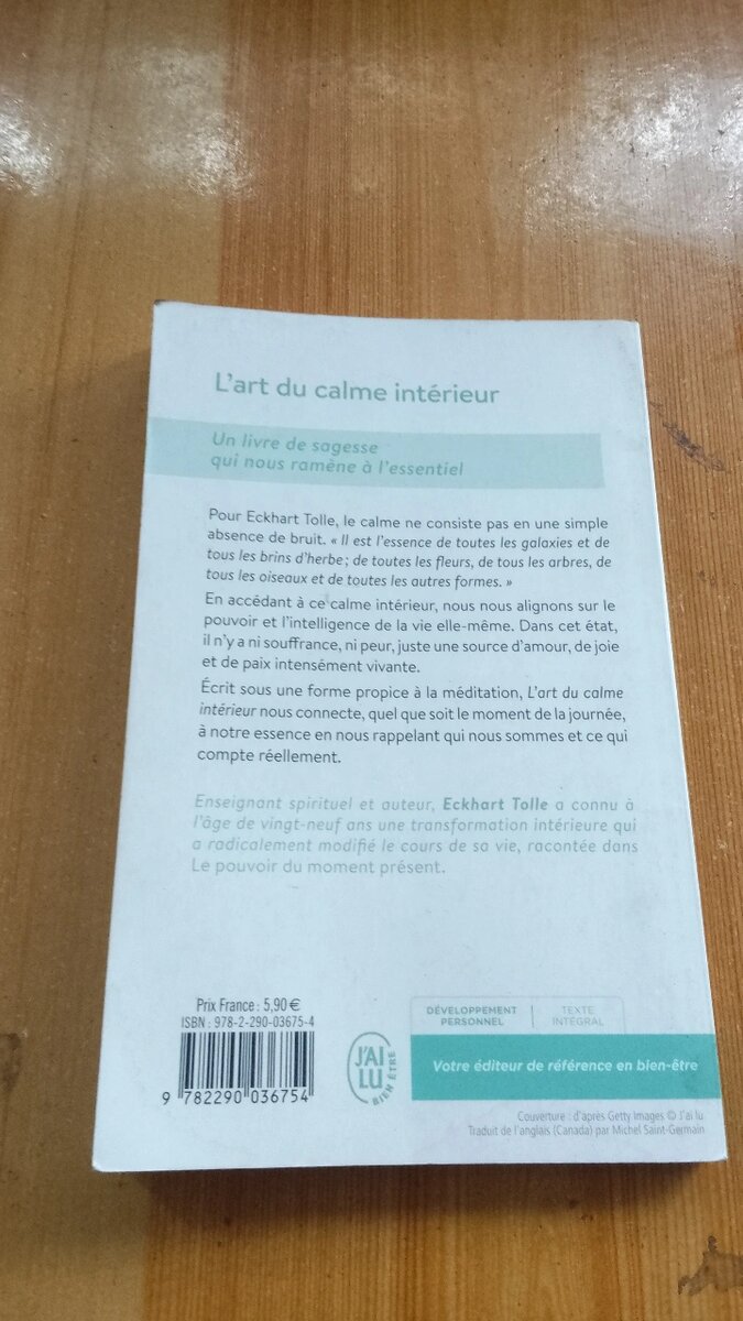 L'art du calme intérieur