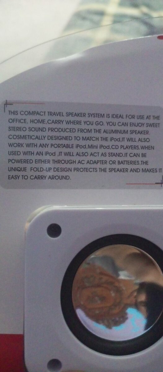 Fold up Amplified Portable speaker