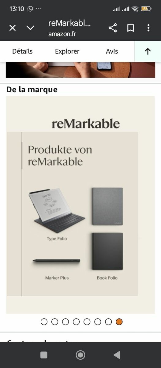 Tablette reMarkable 2 avec Stylet