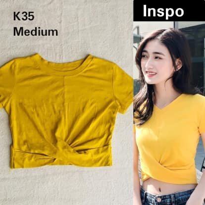 Salaula crop tops and tops