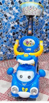 Baby Push Car Carrier with Umbrella & Side Support