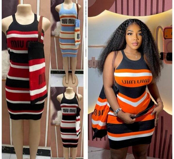 Robe et sac pour femme