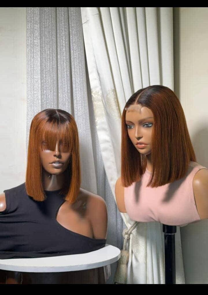 Perruque synthétique élégante