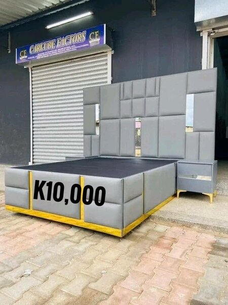 Beautiful and comfortable double bed with headboard