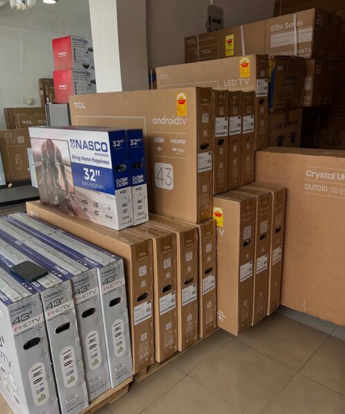 NASCO TVs, SAMSUNG TVs, TCL TVs,