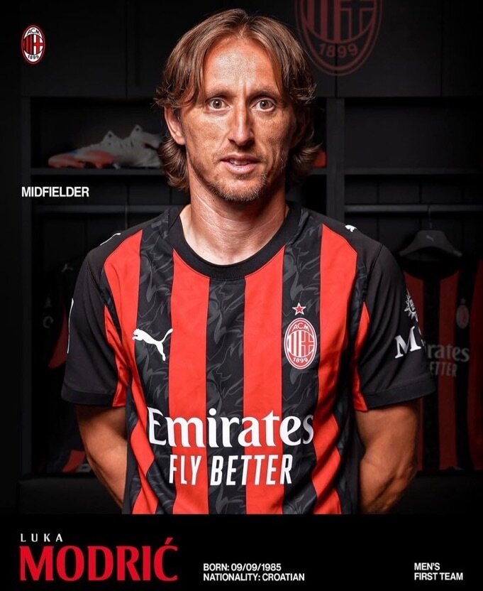 Maillot noir domicile Milan AC