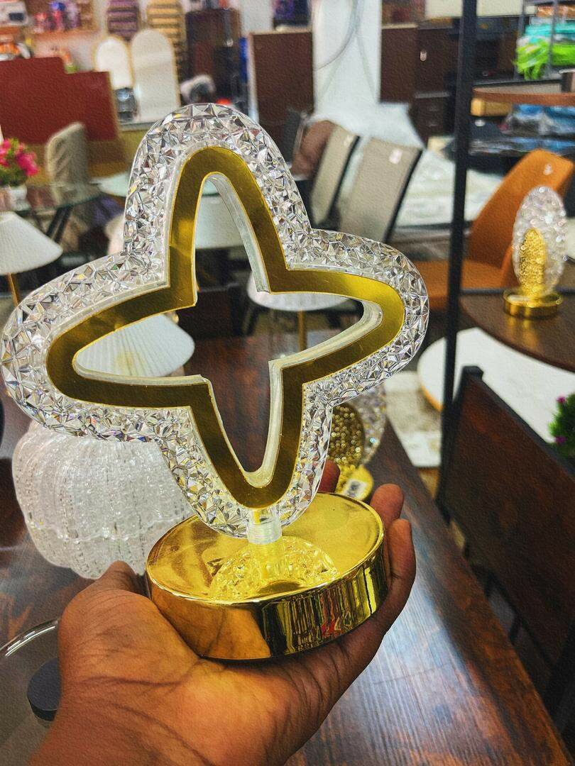 Lampe décorative en cristal