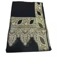 lawn Black Shawls for women New Summer collection 2024