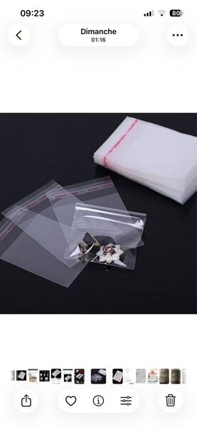 Sachet  transparent petit
