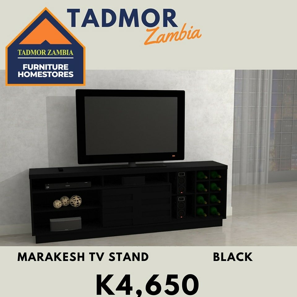 TV stand MARAKESH, black 