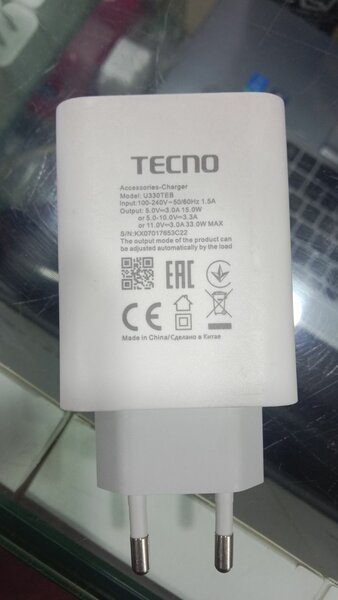 33 watt 100% Original Charger For Tecno And All Cell Phones