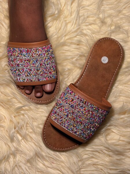 Sandales sénégalaise ouvert