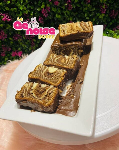 Gâteau marbré au chocolat