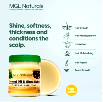 MGL Naturals Coconut Oil Hair Food 