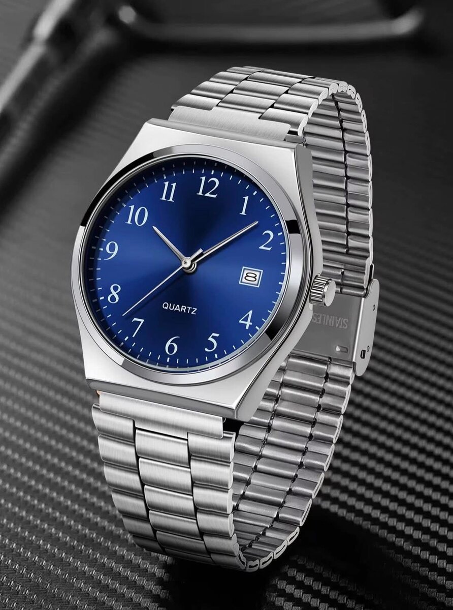 Montre en Acier Inoxydable Élégante