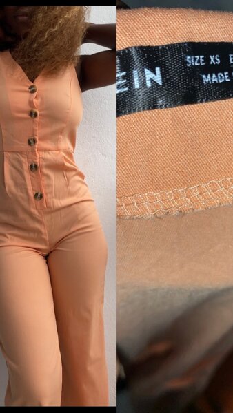 Combinaison élégante orange