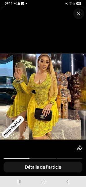 Robe Dentelle Féminine Élégante