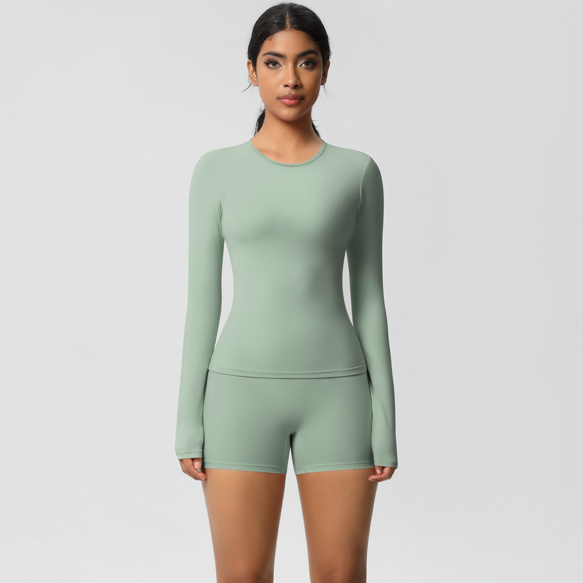 Tenue de sport vert élégant