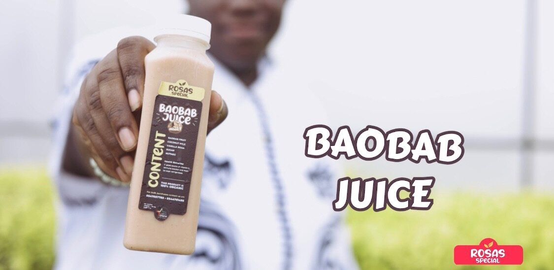 Sobolo ( Hibiscus or Bissap ) juice and Baobab juice