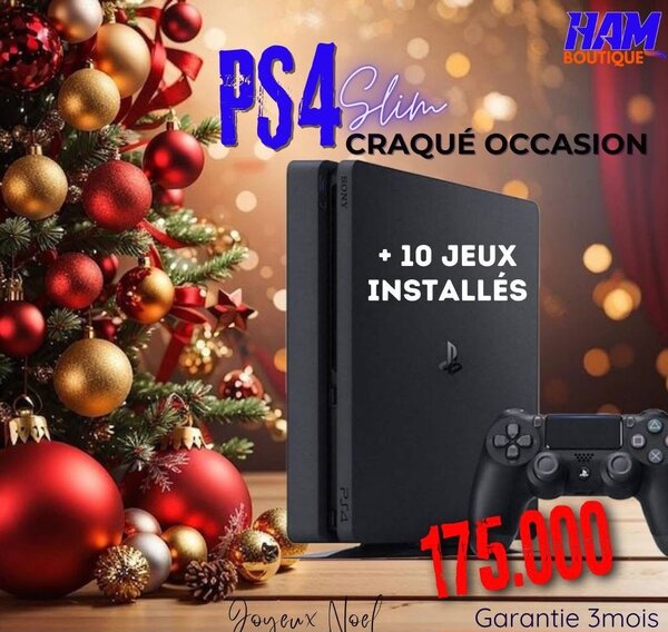 PS4 Slim avec Jeux