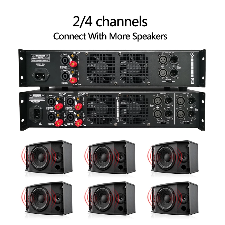 Amplificateur numérique 650w/4