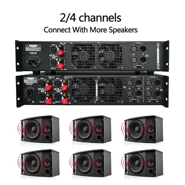 Amplificateur numérique 650w/4