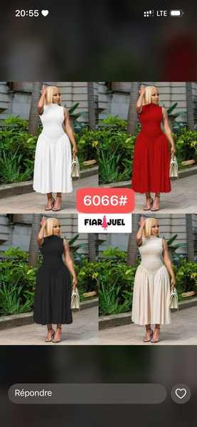 Robe élégante longue femme