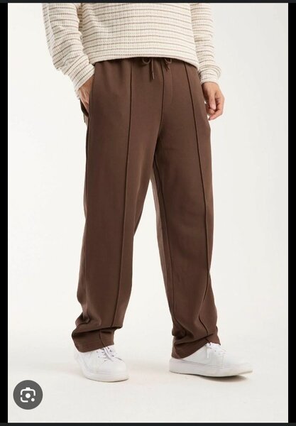 Pantalon décontracté marron