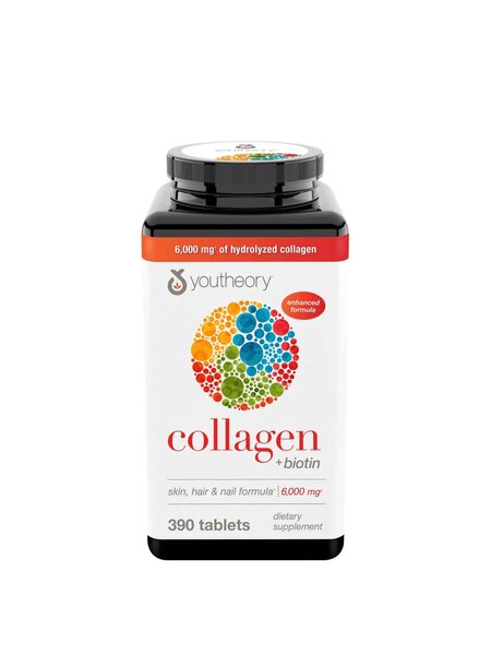 Youtheory Collagen + Biotin 390 Tablets