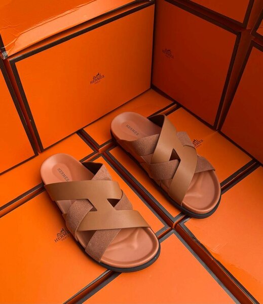 Sandales Hermès en cuir unisexe
