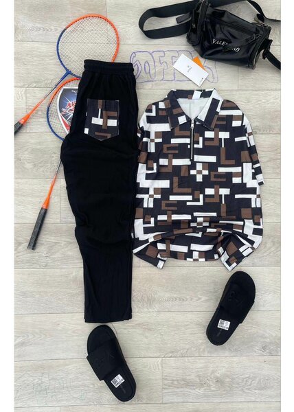 Ensemble Sportif Homme Élégant