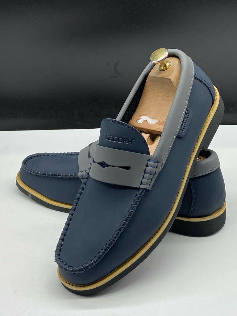 Mocassins en cuir élégants homme