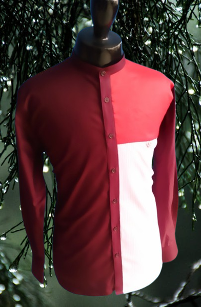 Chemise Homme Bicolore Élégante