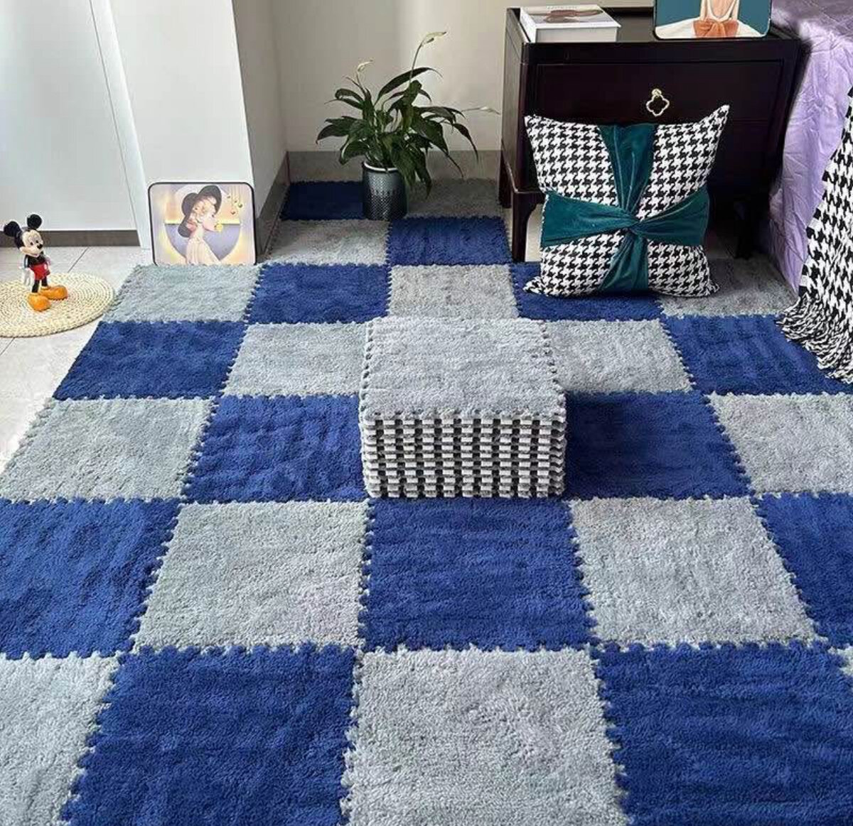 Tapis Puzzle Doux Enfants