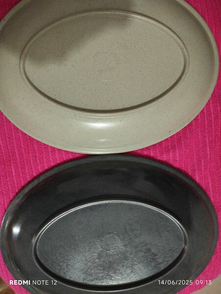 Assiettes ovales élégantes