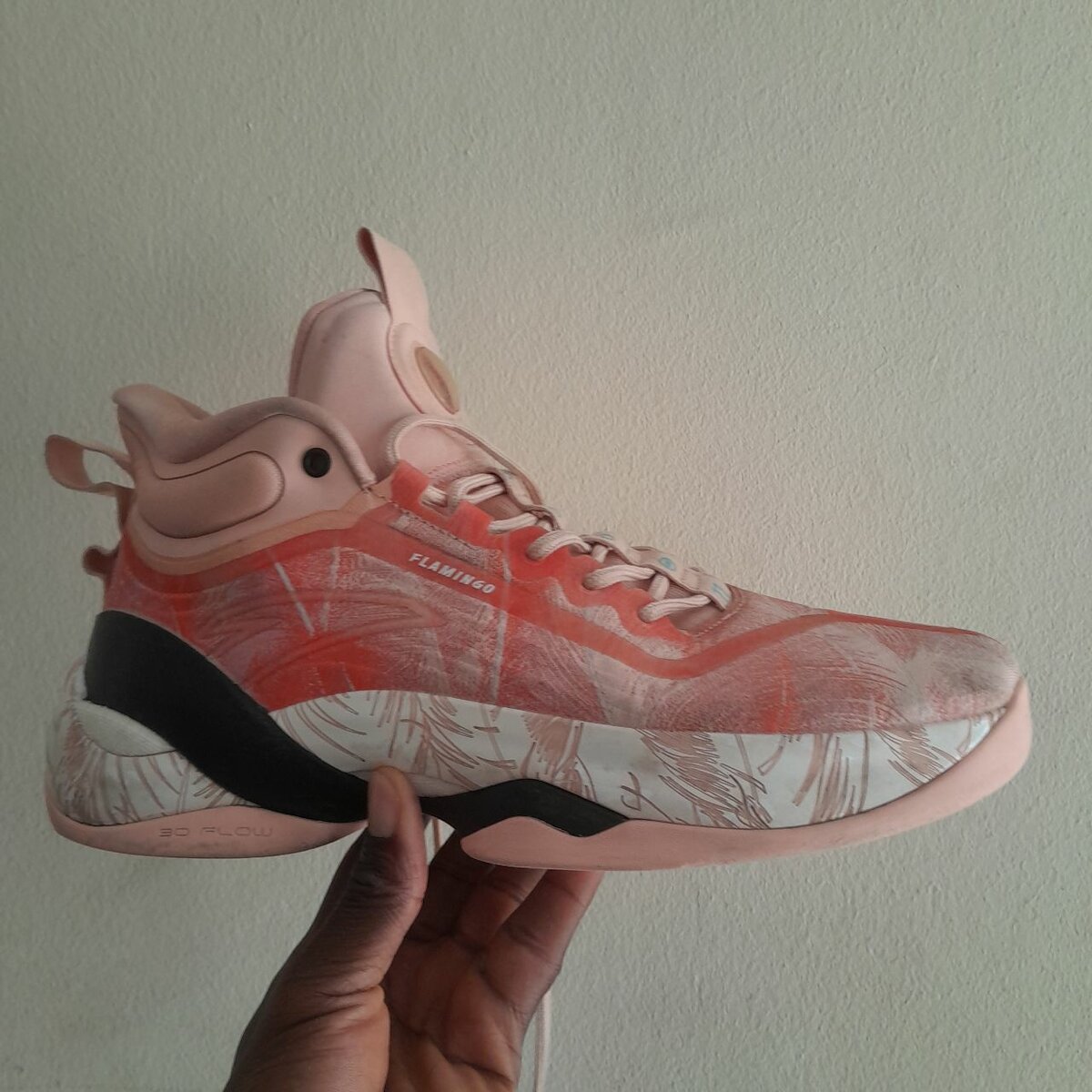 Baskets roses modernes