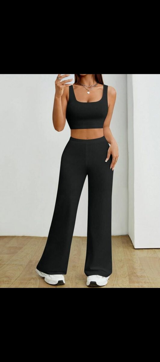 Ensemble Top et Pantalon Chic