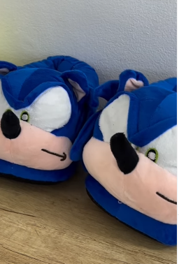 Плюшевые тапки