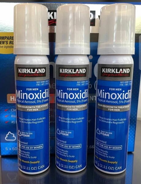 Kirkland minoxidil foam