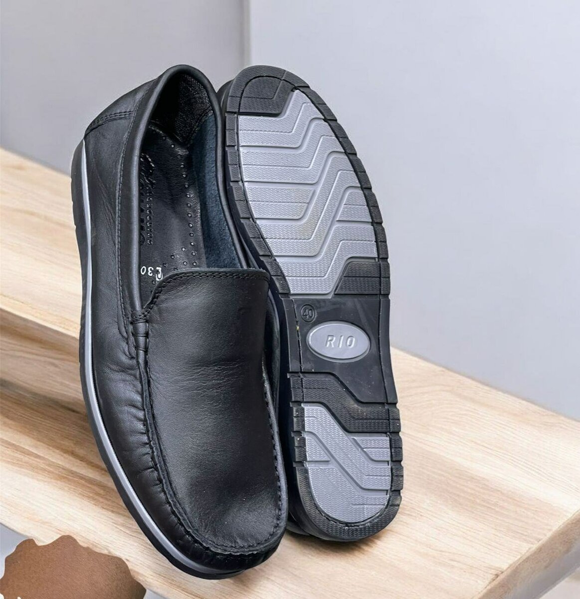 Mocassins en cuir pour hommes