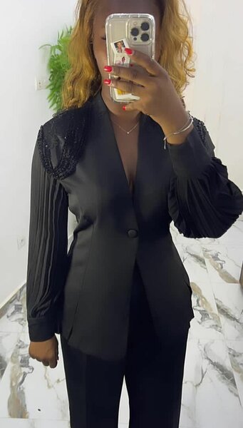 Tailleur Femme Chic Noir