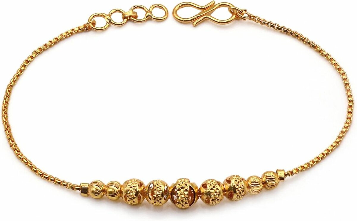 Artificial gold bracelet